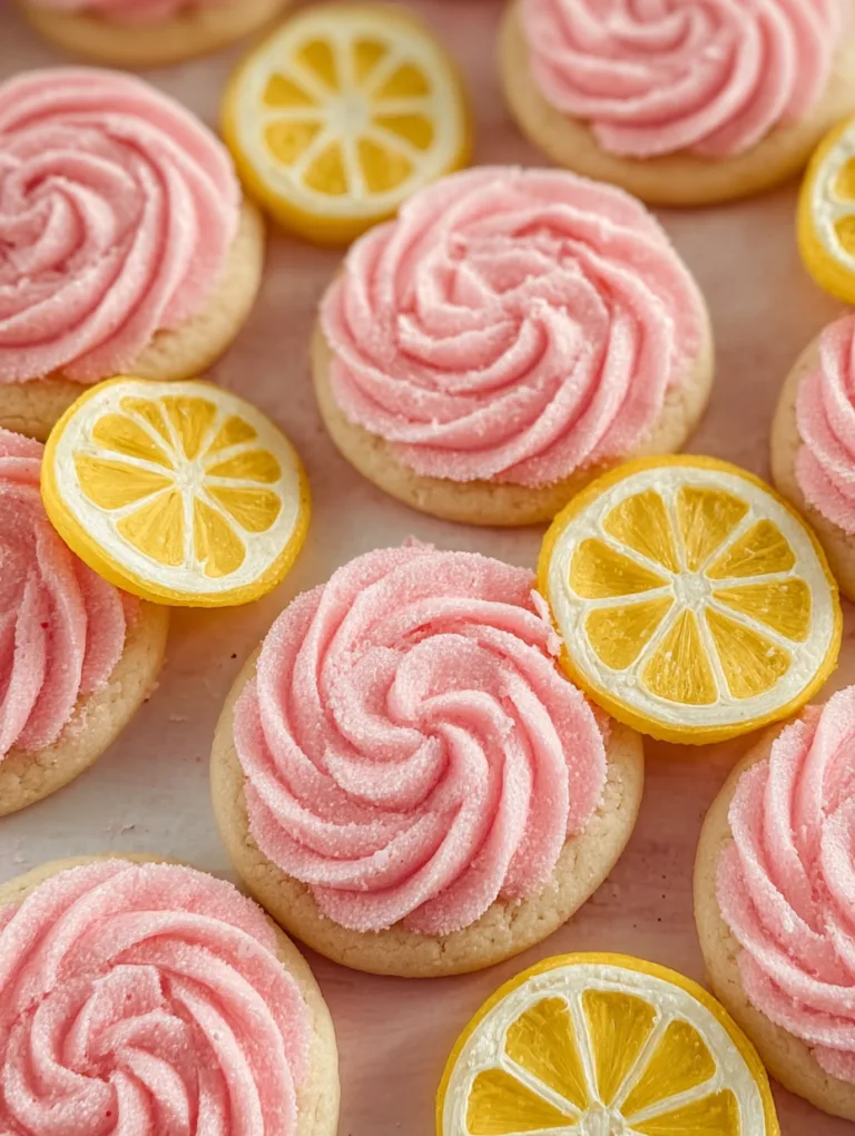 Delicious Pink Lemonade Cookies