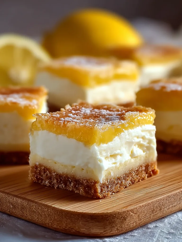 Easy Sunshine Lemon Cream Cheese Squares
