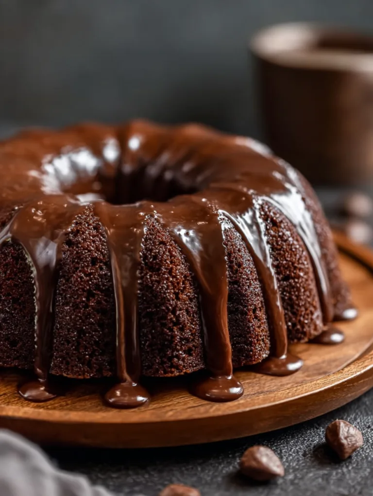 Glazed Chocolate Bundt Cake