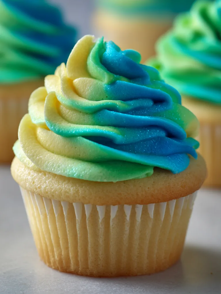 Glow-in-the-Dark Cupcakes