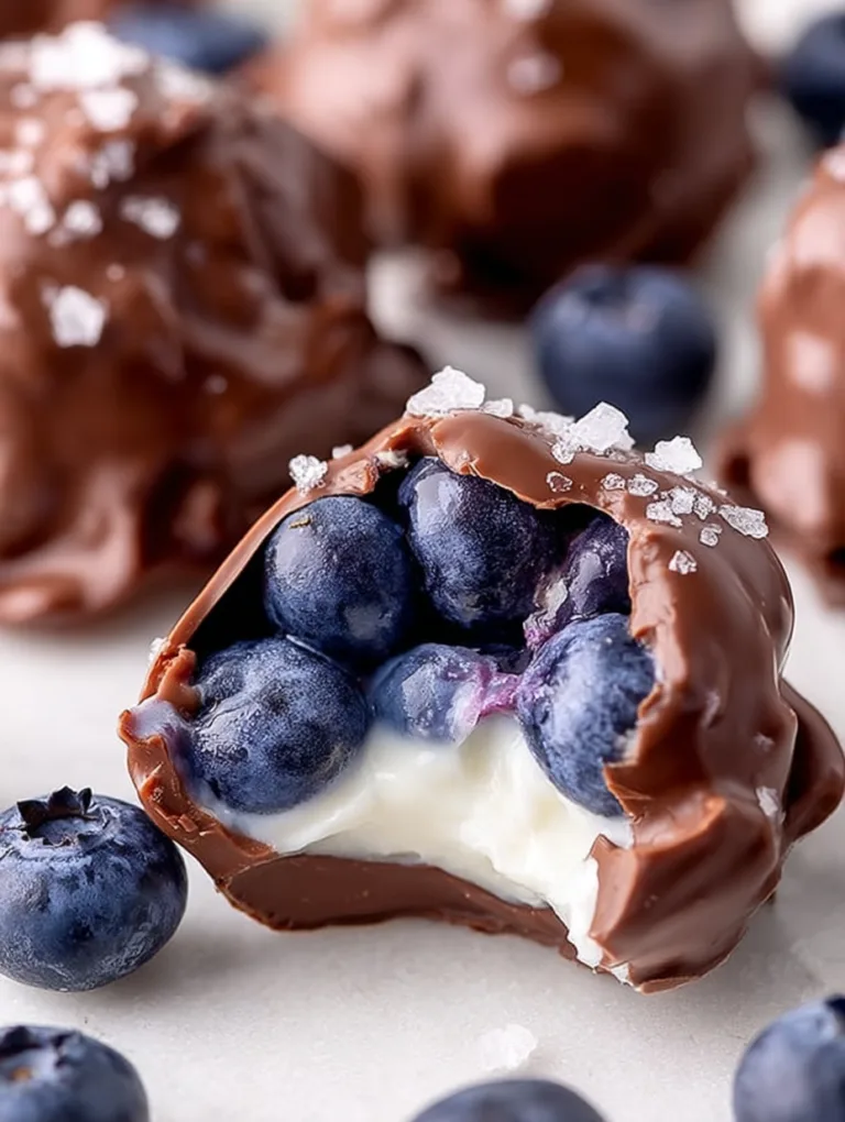 Healthy Frozen Blueberry Yogurt Clusters