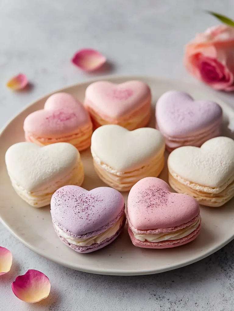 Heart Shaped Macarons