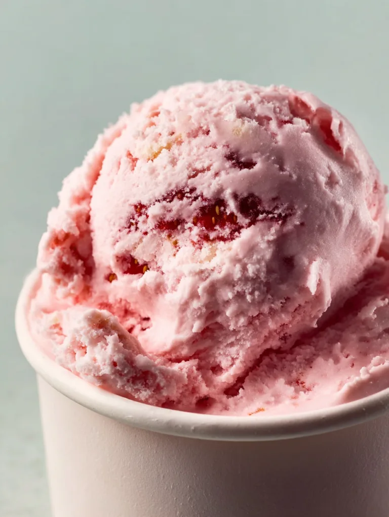 Ninja Creami Strawberry Cottage Cheese Ice Cream