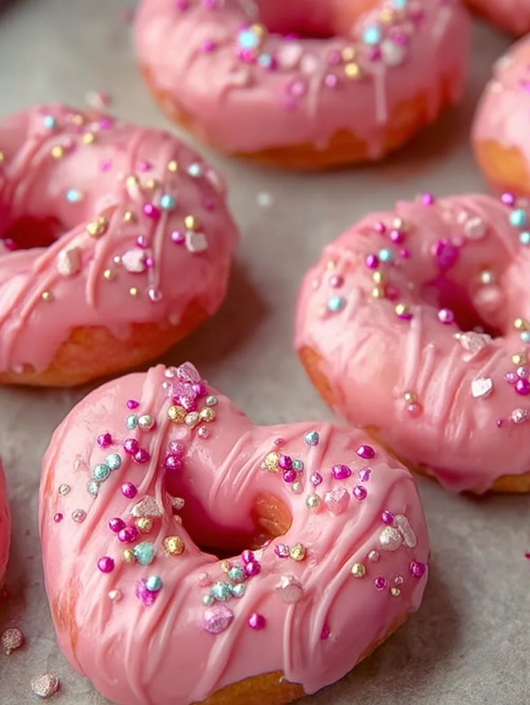Pink Party Donuts