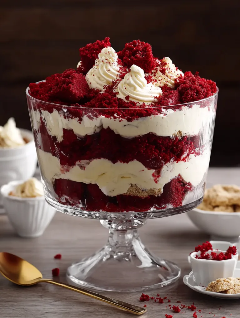 Red Velvet Cheesecake Trifle
