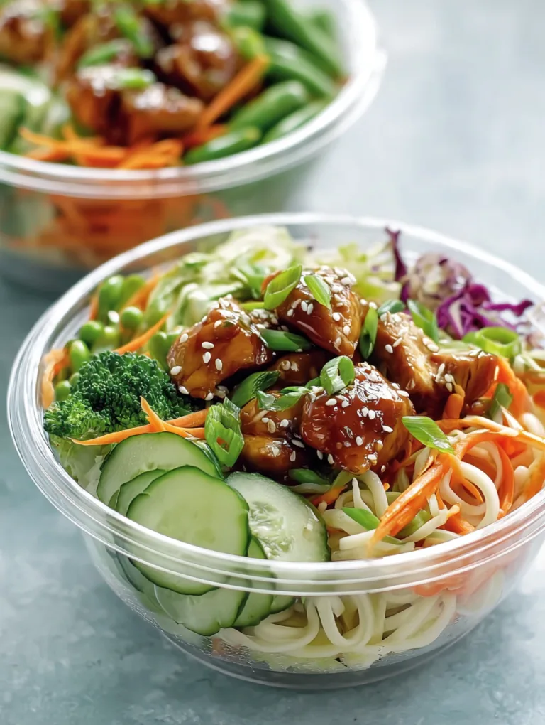 Savor Honey Soy Chicken Bowls Loaded with Fresh Veggies