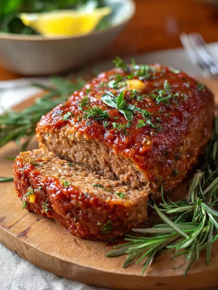 Savory Italian Beef Meat Loaf for Family Comfort Meals
