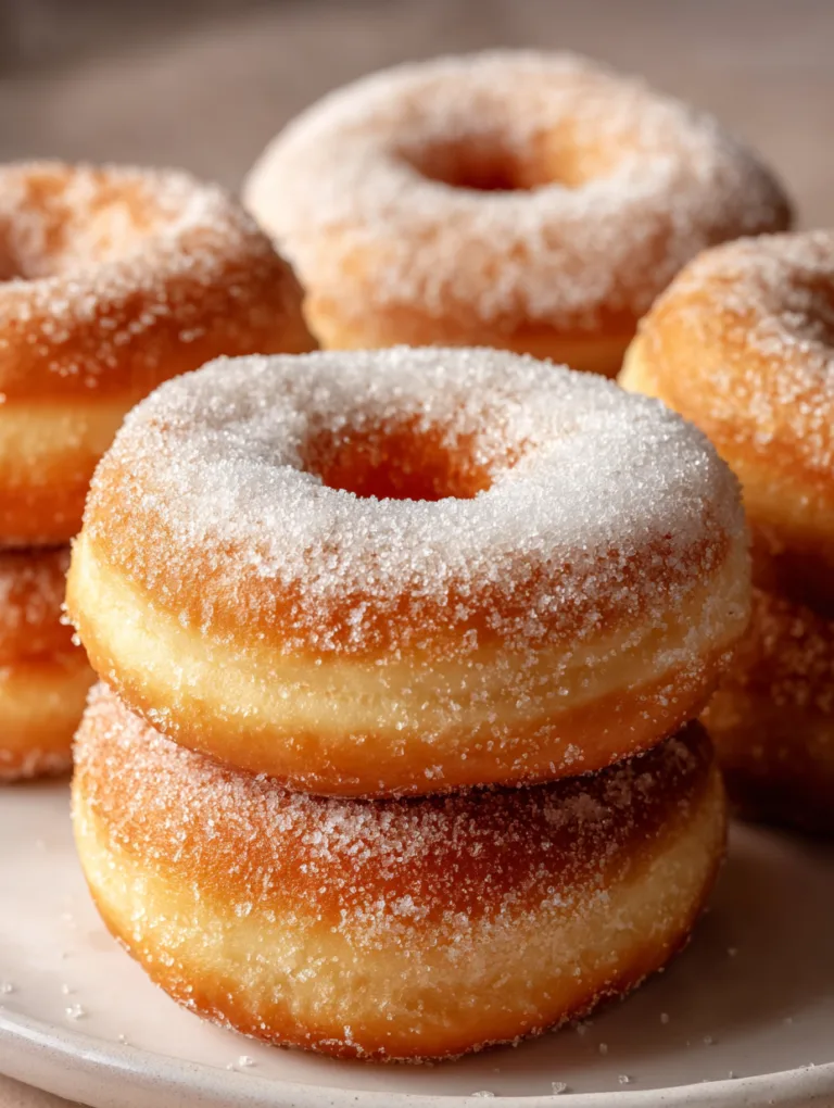 Sugar Donuts Are Crispy On The Outside With A Soft Inside
