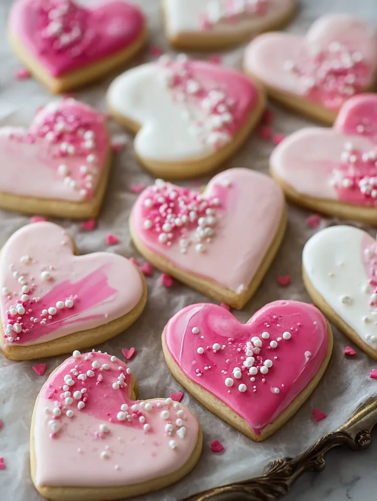 Sweet Valentine’s Day Heart Cookies That Melt Hearts