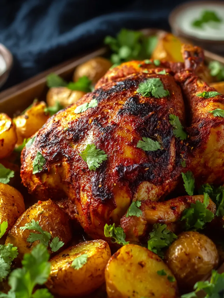 Tandoori Roast Chicken With Potatoes