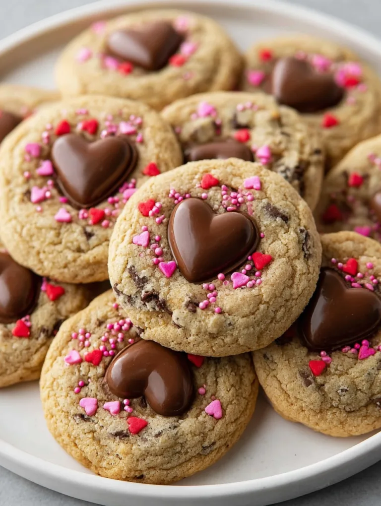 Valentine’s Chocolate Chip Cookies