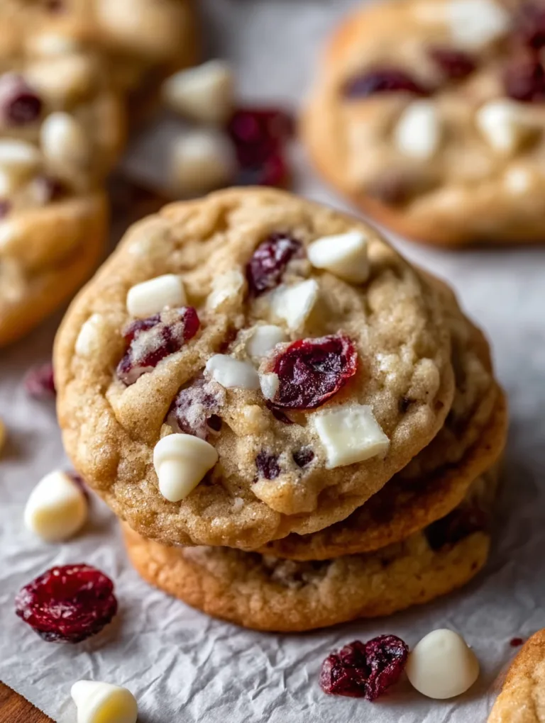 White Chocolate Cranberry Cookies
