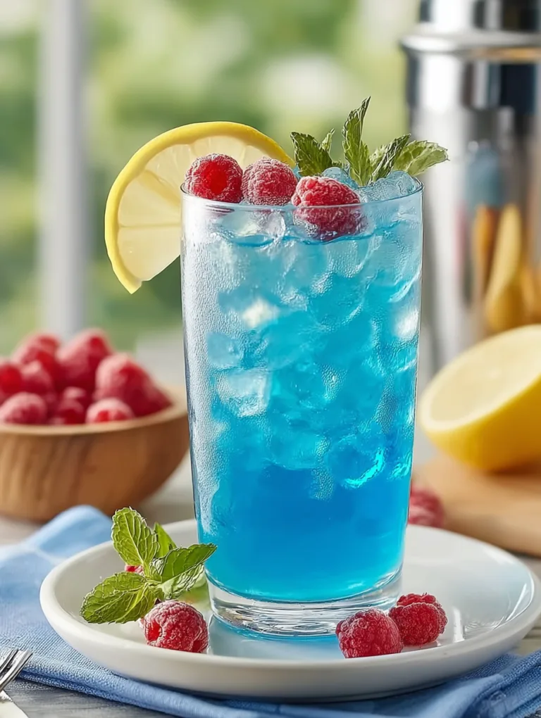 Blue Raspberry Lemonade Recipe
