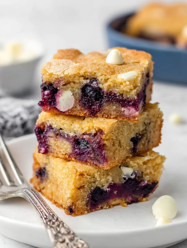 Blueberry Blondies