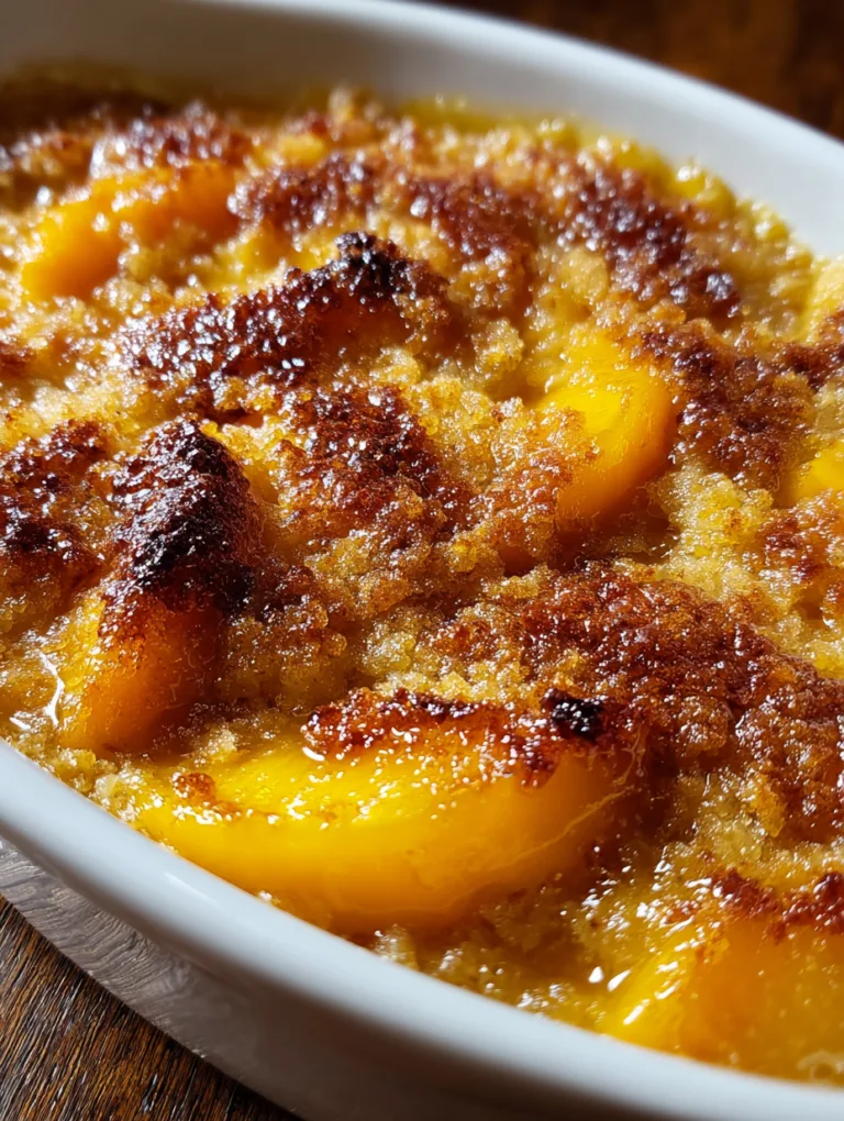Peach Cobbler Recipe