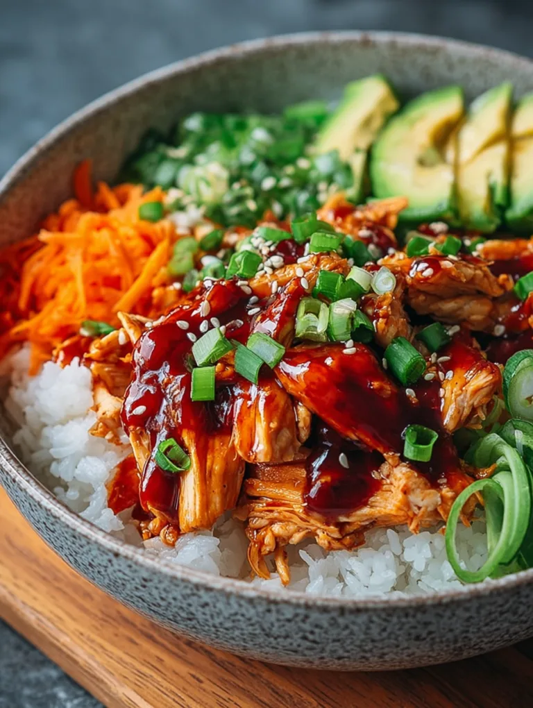 Delicious Low Carb BBQ Chicken Bowl