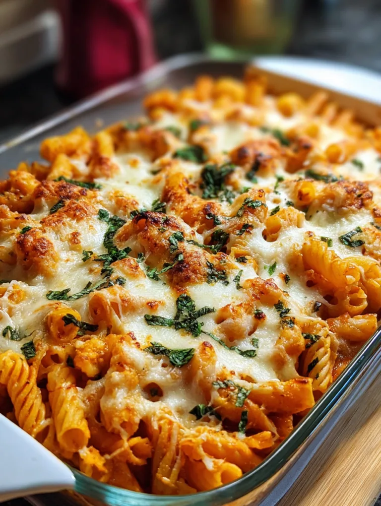 Delicious Sweet Potato Pasta Bake
