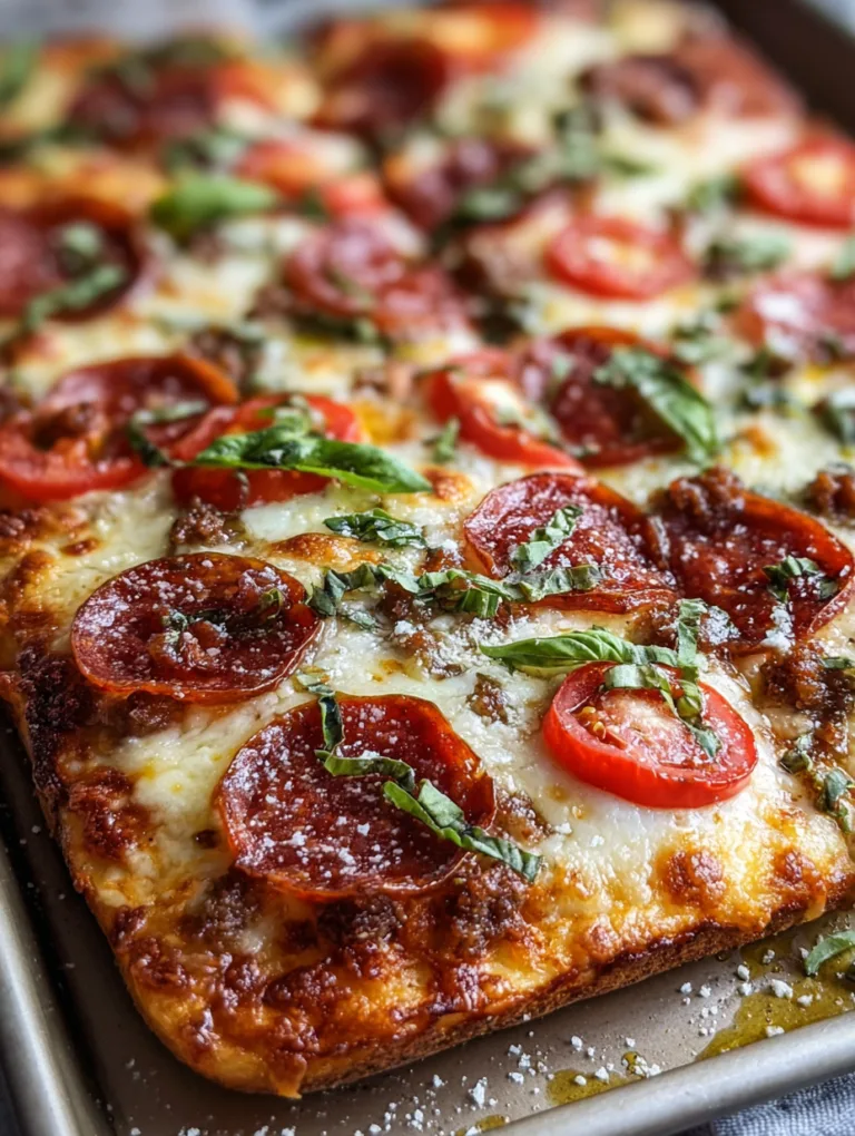 Deliciously Easy Homemade Sheet Pan Pizza