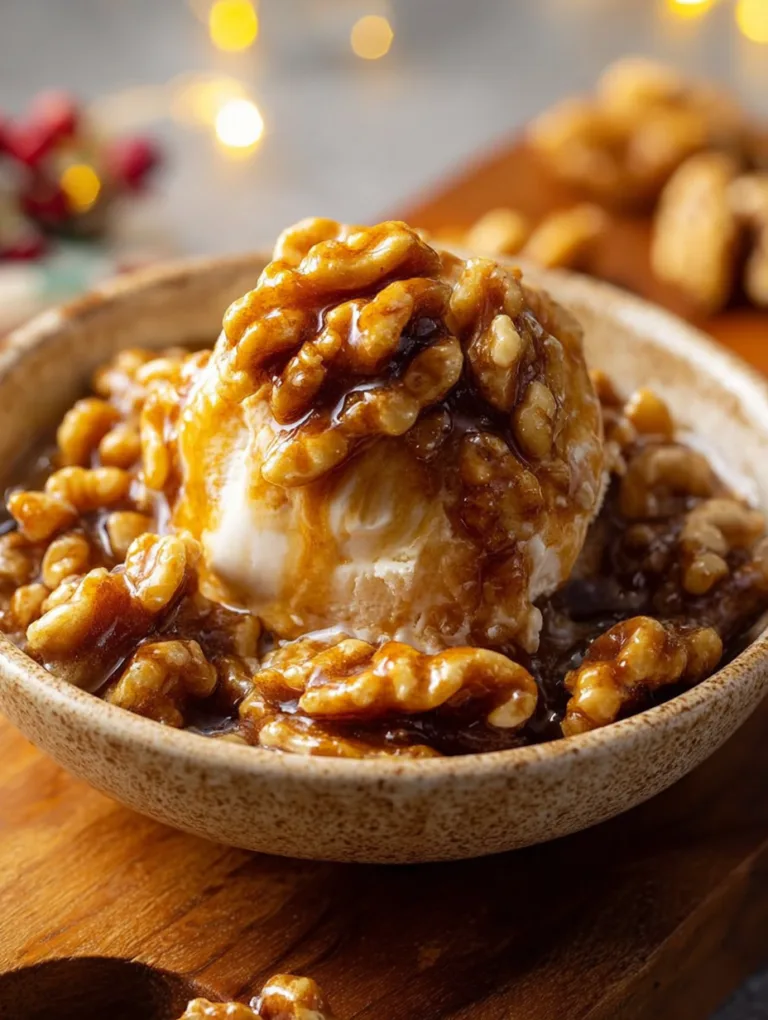 Festive Toffee Candied Walnuts