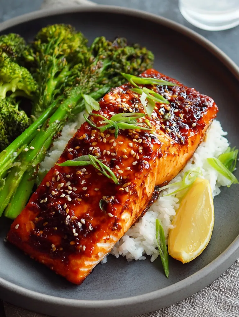 Gochujang Salmon