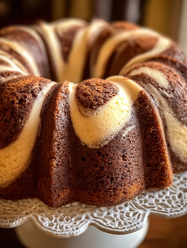 Delightfully Moist Cinnamon Swirl Bundt Cake