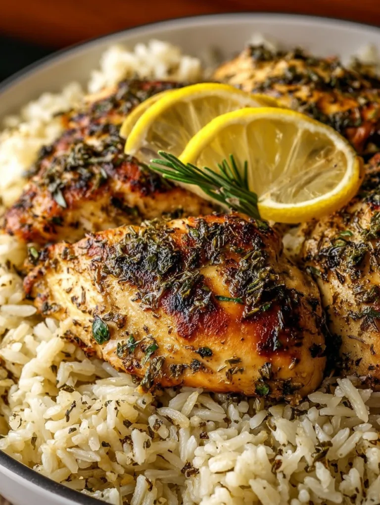 Lemon Herb Chicken and Rice