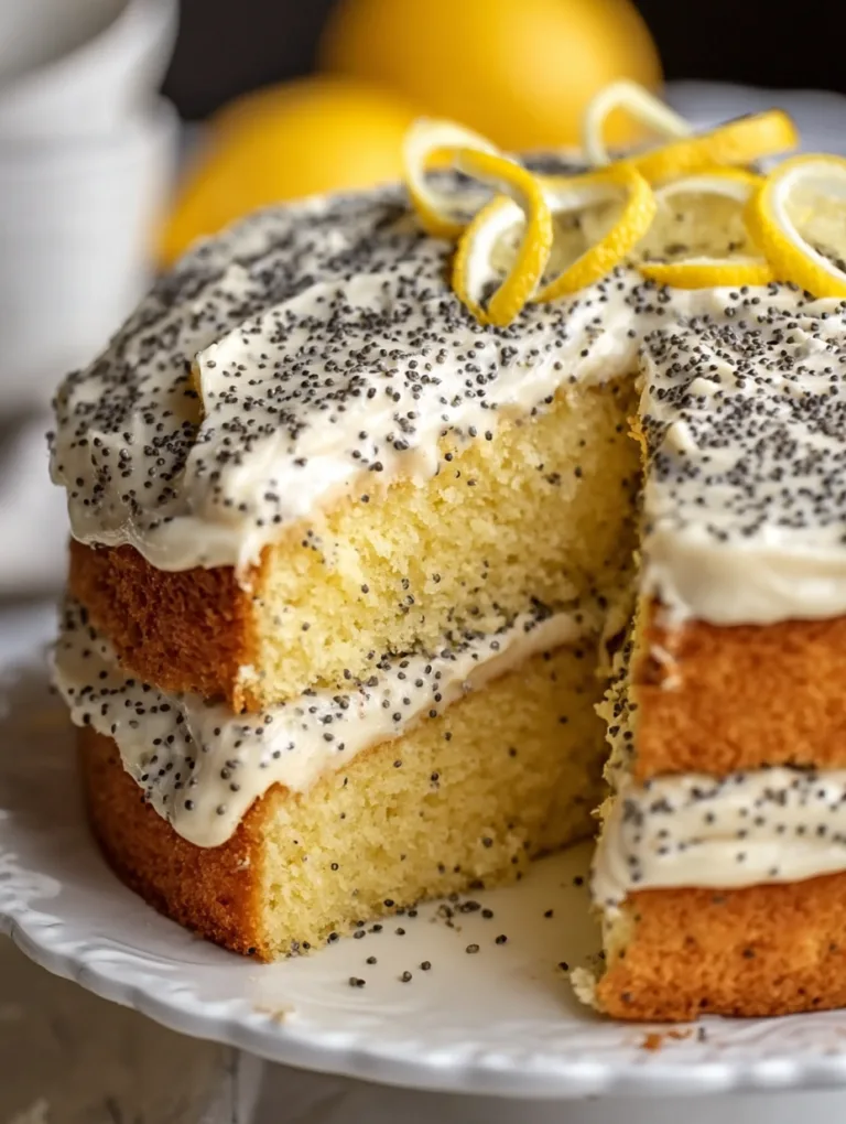 Lemon Poppy Seed Pudding Cake Recipe