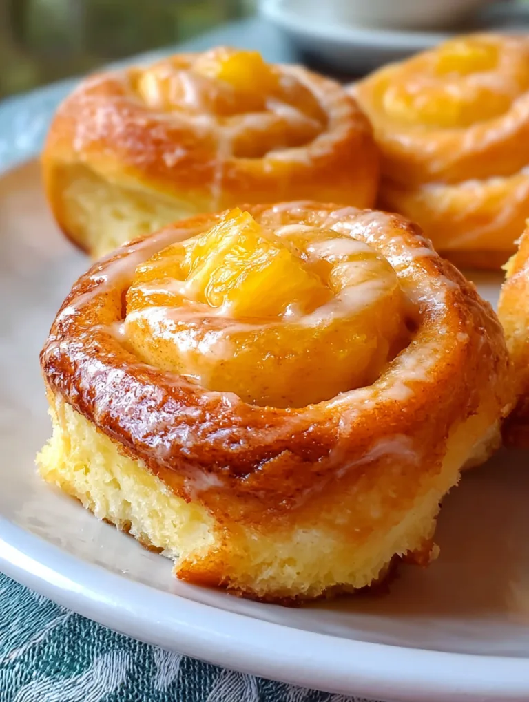 Orange Pineapple Sweet Rolls