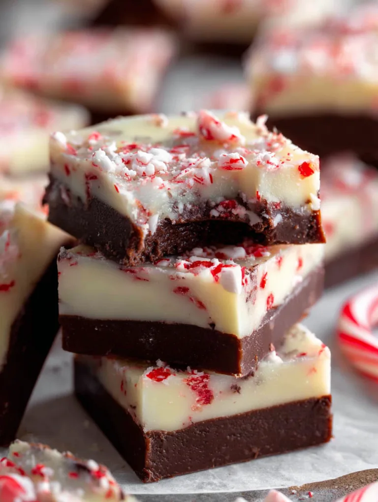 Peppermint Bark Fudge