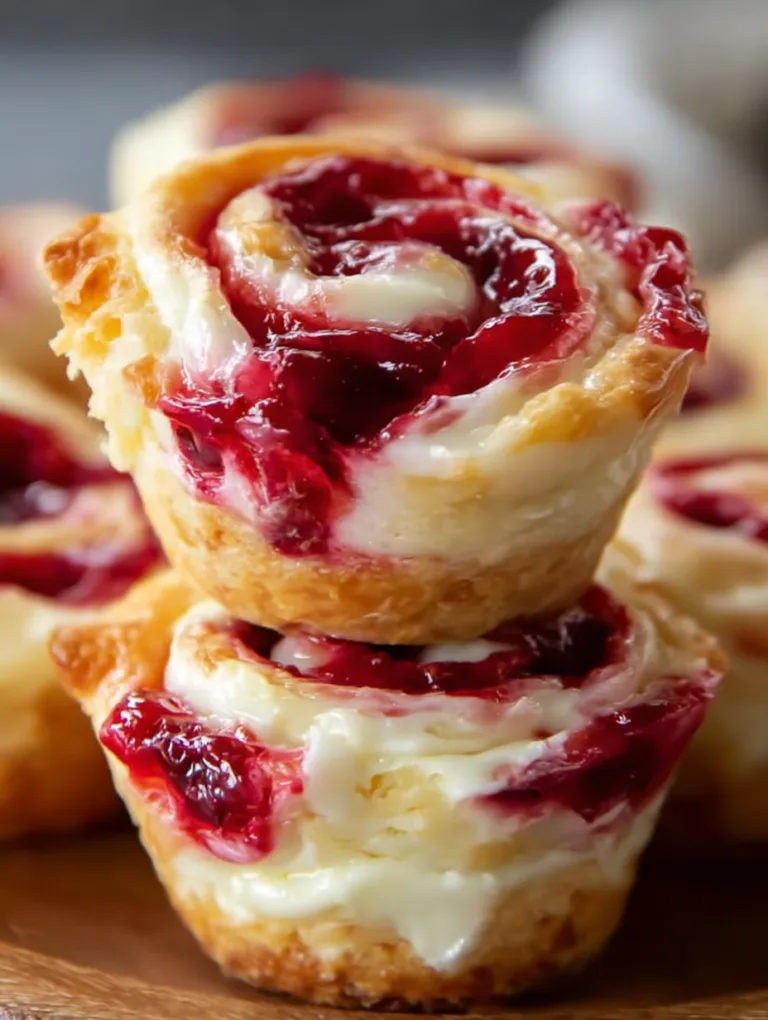 Homemade Raspberry Swirl Cheesecake Bites