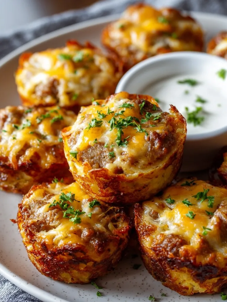 Sausage Hashbrown Bites