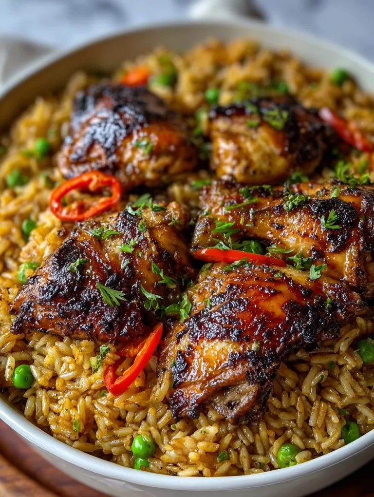 Savory Jerk Chicken and Rice