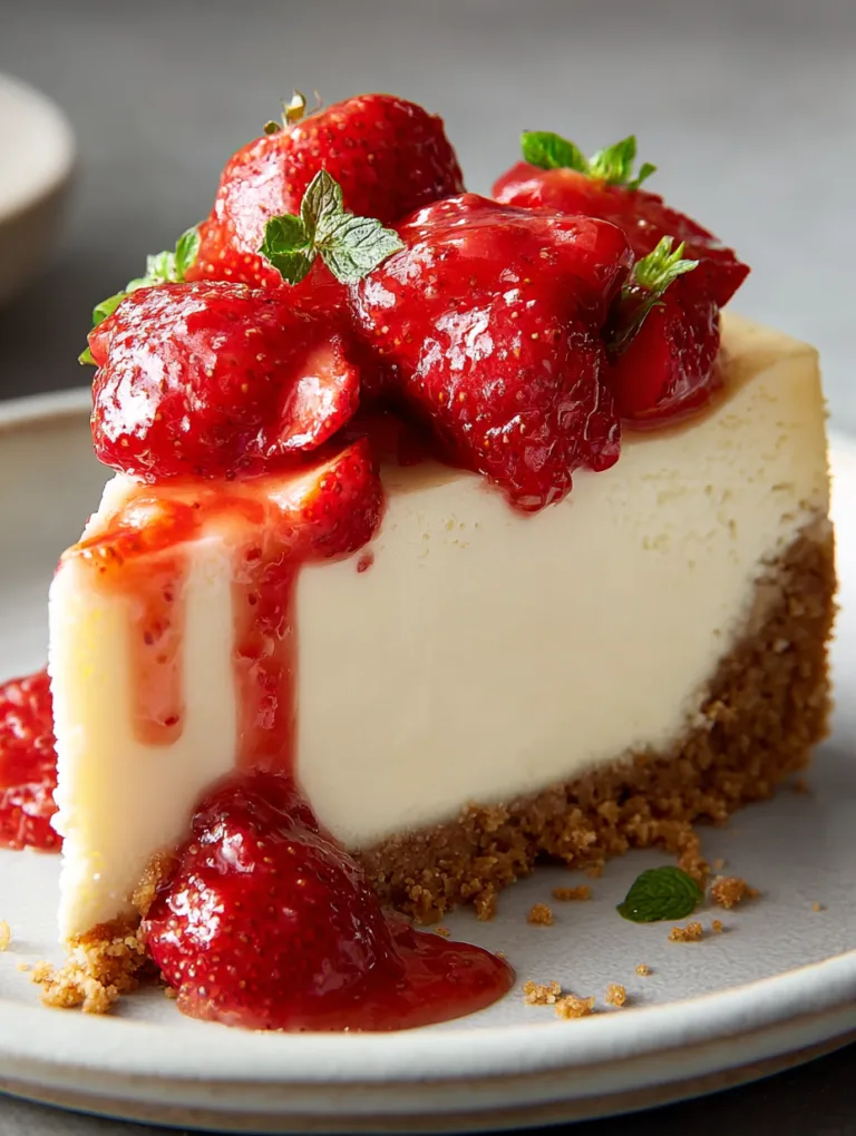 Strawberry Cheesecake Recipe