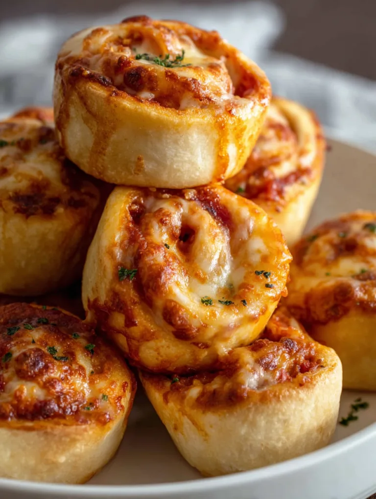 Easy Stuffed Pizza Rolls
