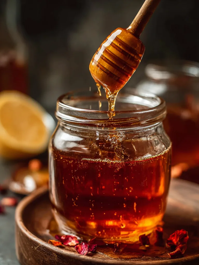 Sweet & Spicy Bourbon Hot Honey