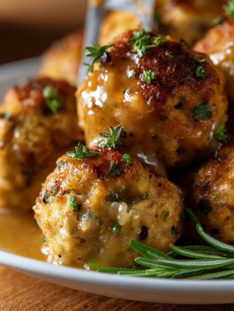 Thanksgiving Stuffing Balls