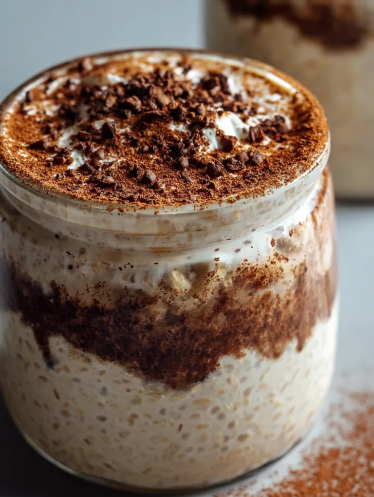 Tiramisu Overnight Oats