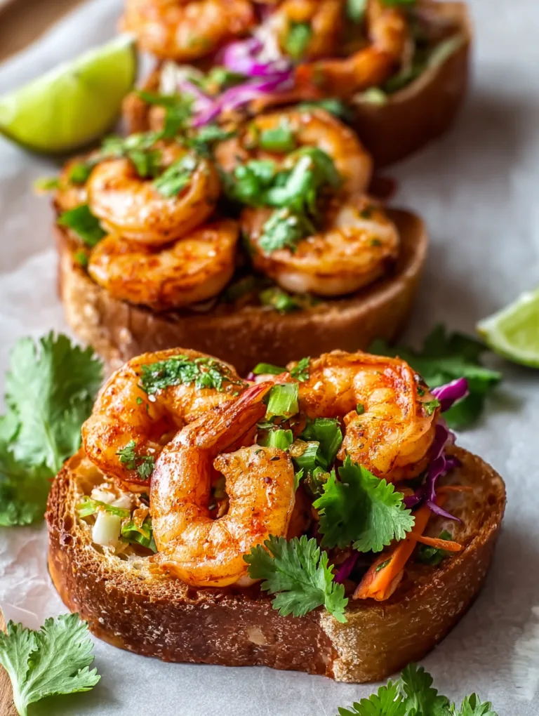 Savory Vietnamese Cajun Shrimp Toast