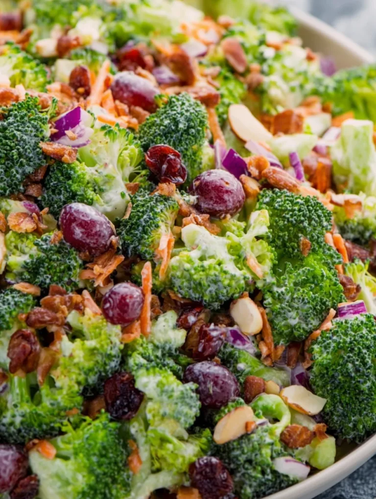 The Best Broccoli Salad – Crunchy, Colorful, and Perfect for Picnics