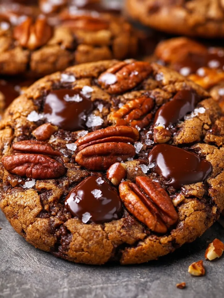 Brown Butter Bourbon Pecan Chocolate Cookies Recipe