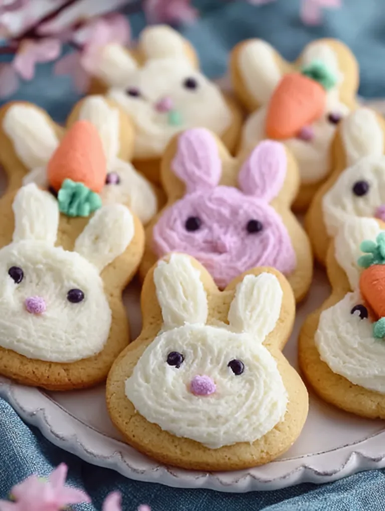 Soft Buttercream Bunny Cookies Recipe