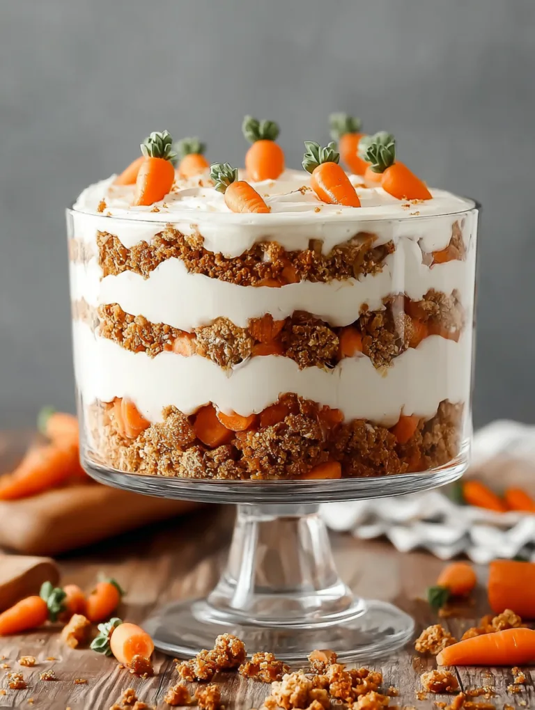 Decadent Carrot Cake Trifle to Brighten Your Day