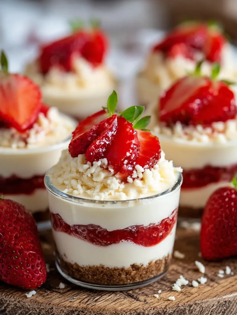 Chocolate Strawberry Cheesecake Dessert Cups: Easy No-Bake Valentine’s Dessert Recipe