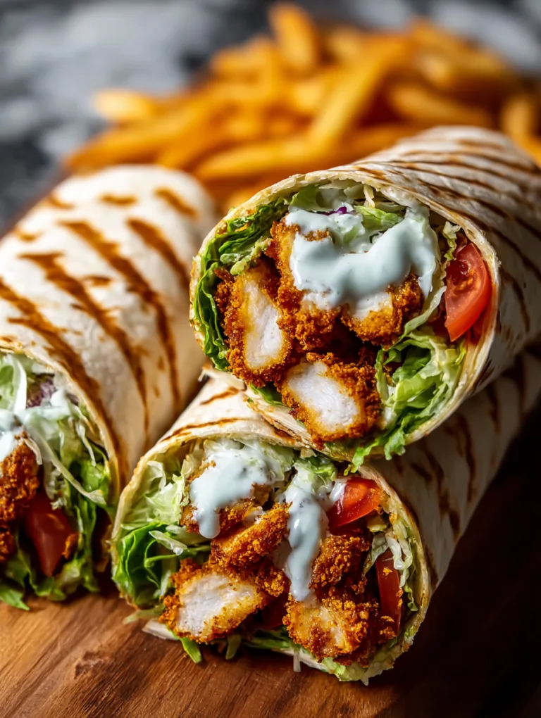 Crispy Chicken Wraps