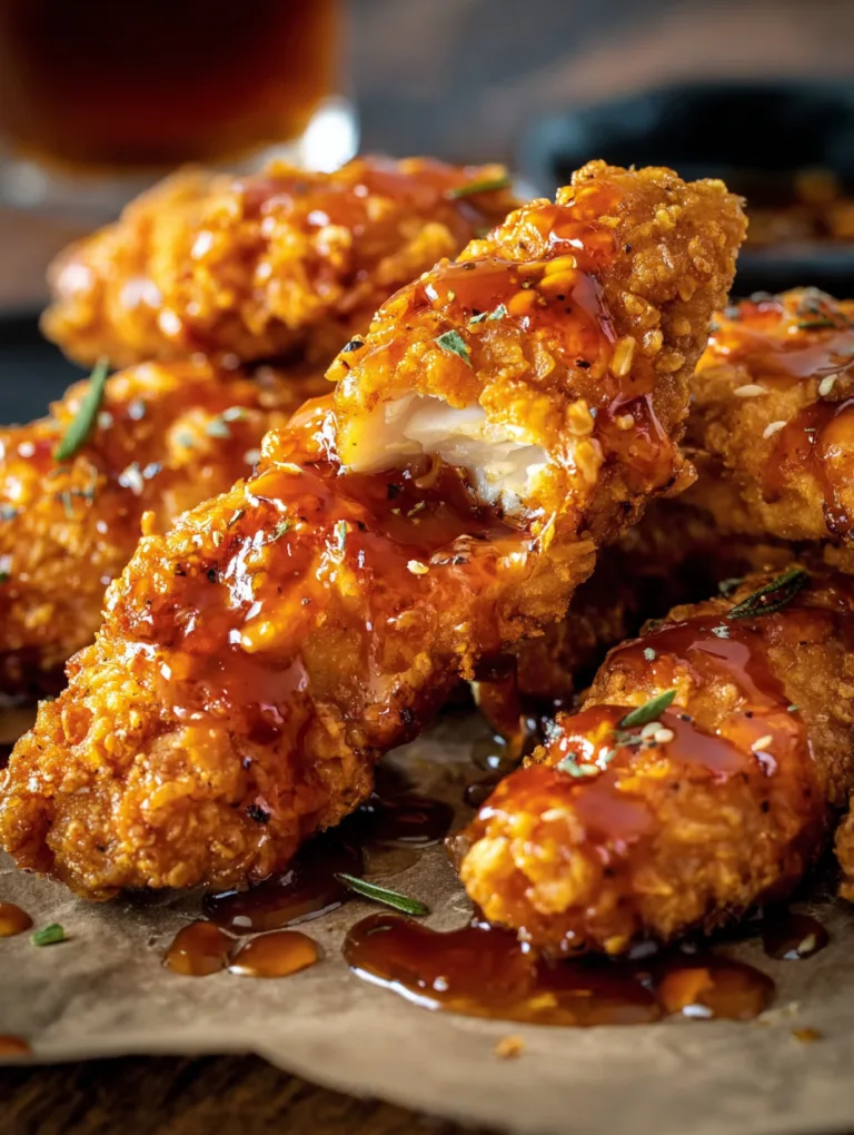Crispy Hot Honey Chicken Tenders