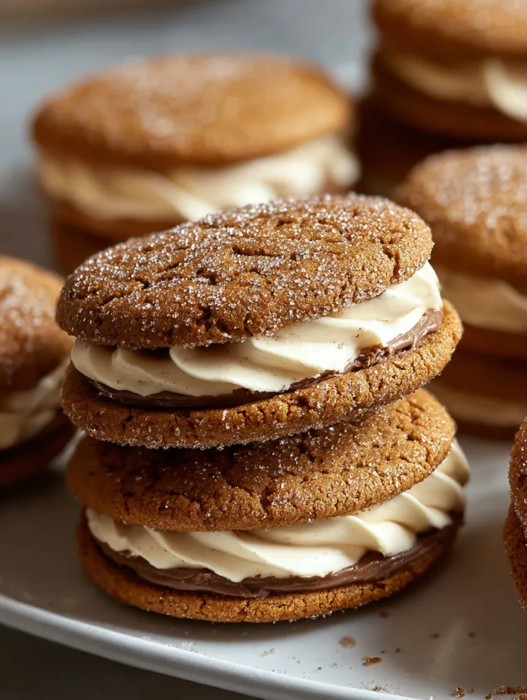 Delicious Molasses Cream Pie Cookies