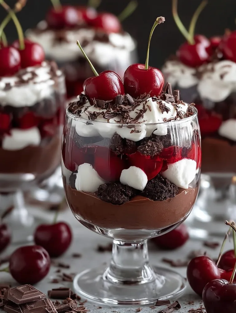 Easy Black Forest Trifle