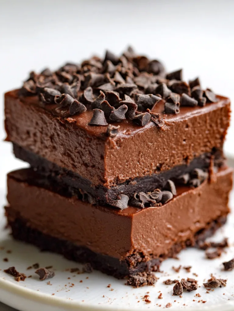 Easy No Bake Chocolate Dessert (Rich & Quick Treat)