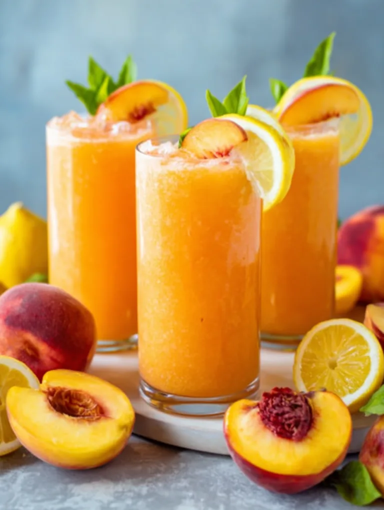 The Best Peach Lemonade Recipe