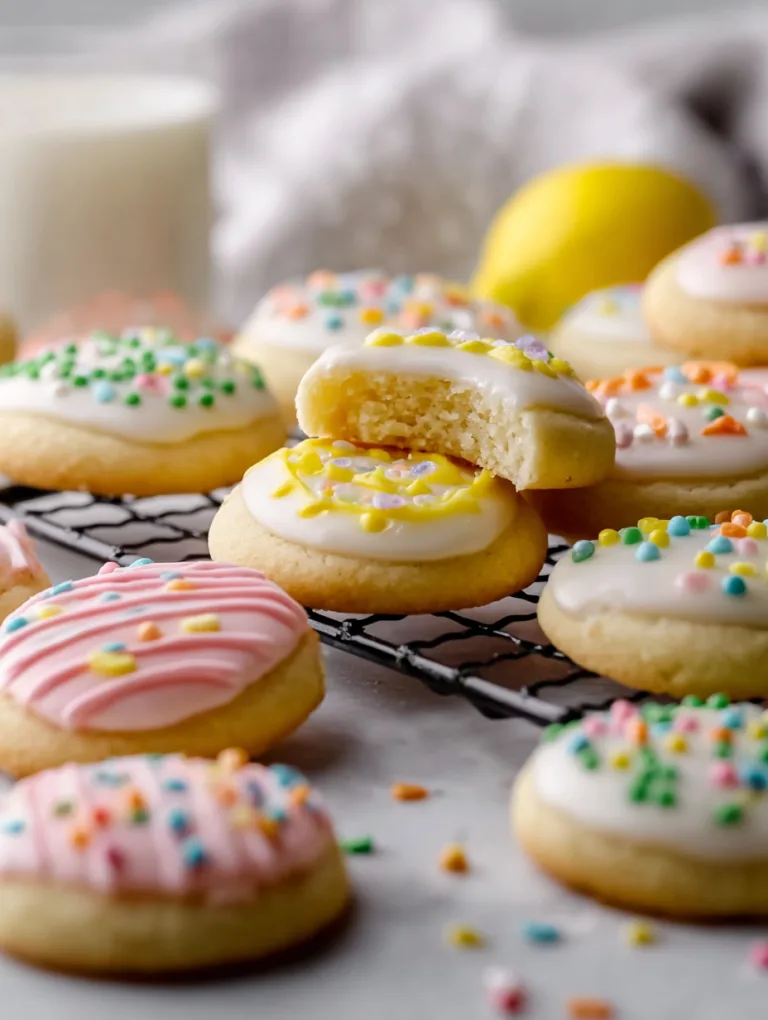 Festive Italian Easter Cookies with Lemon Glaze